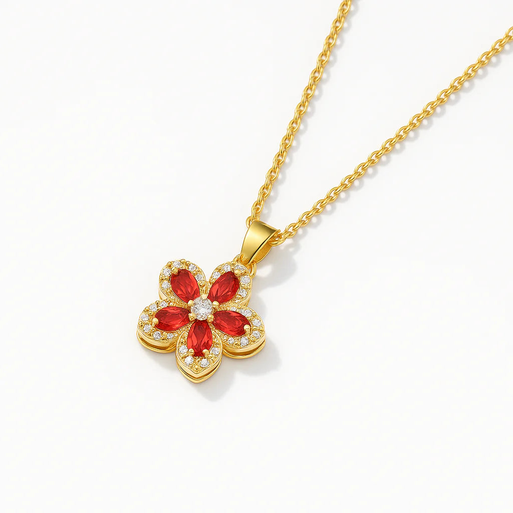 Red Charm Necklace